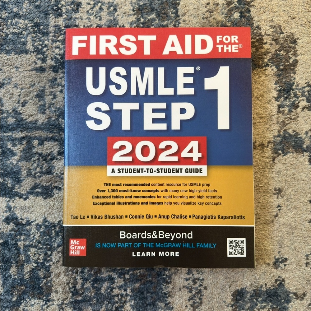 First Aid for the USMLE Step 1 2024 Book